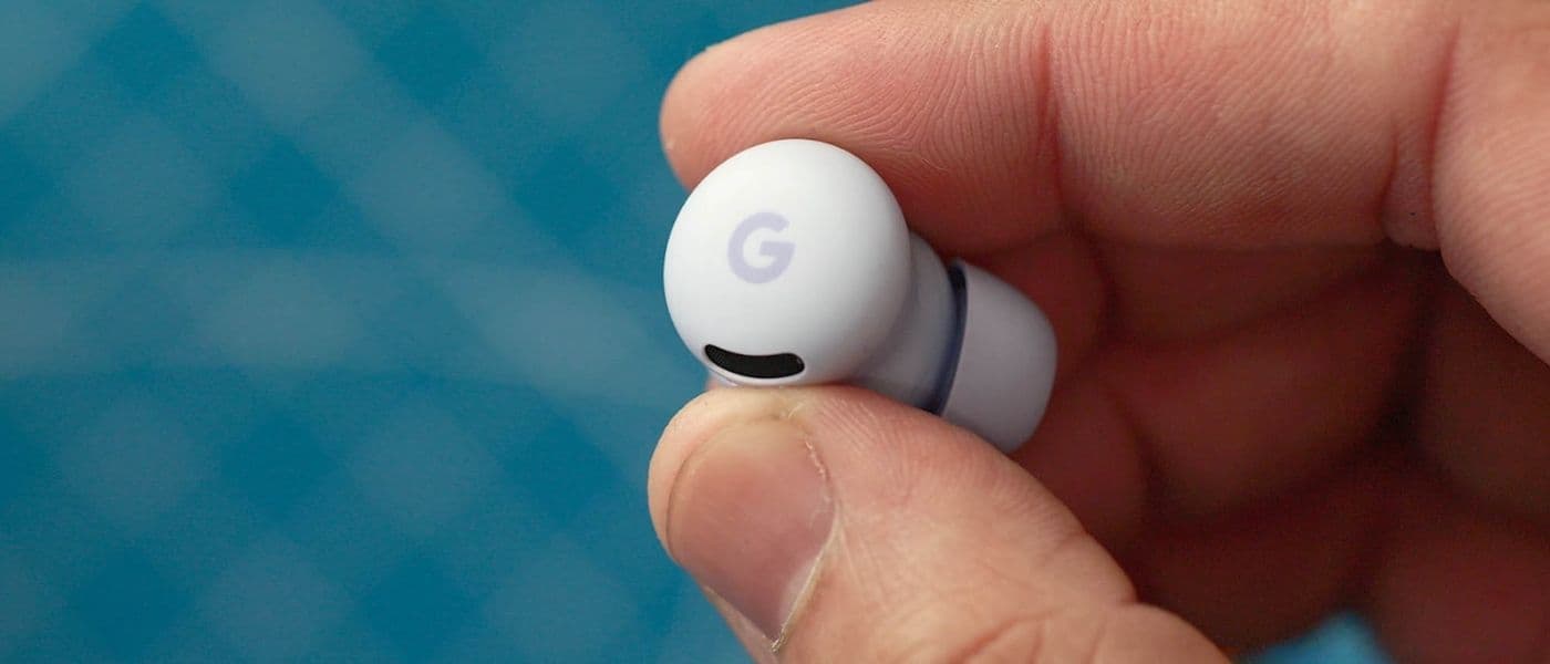 Google Pixel Buds Pro 2 wireless earbuds with charging case